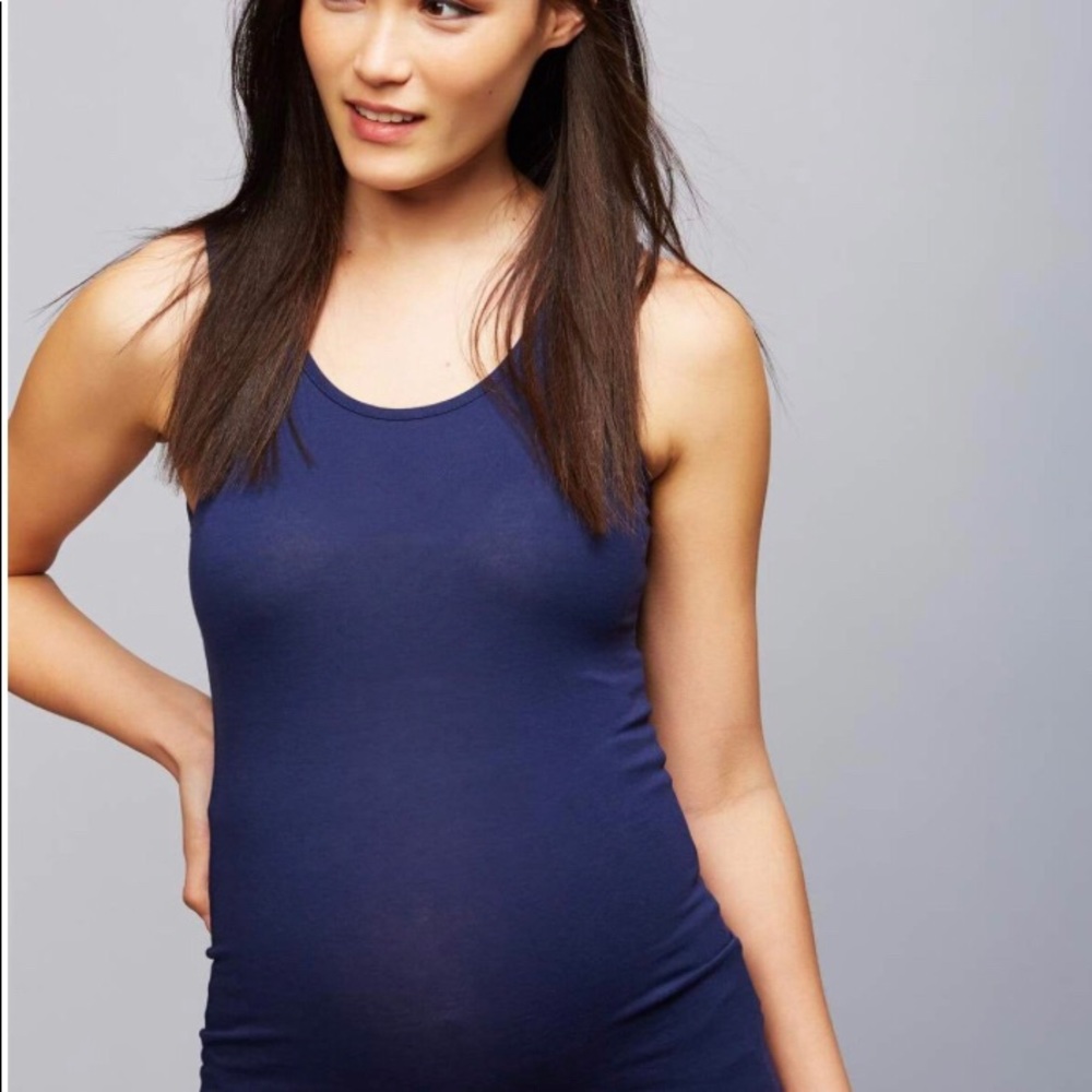 A Pea In The Pod XS Navy Tank Top